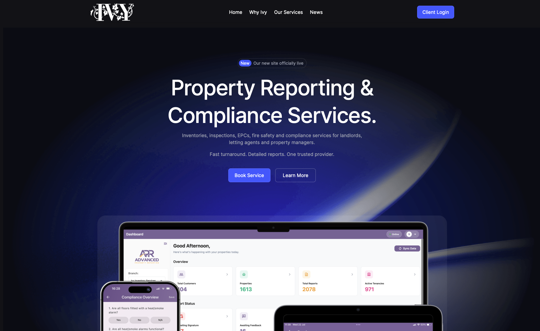 Welcome to our new website!