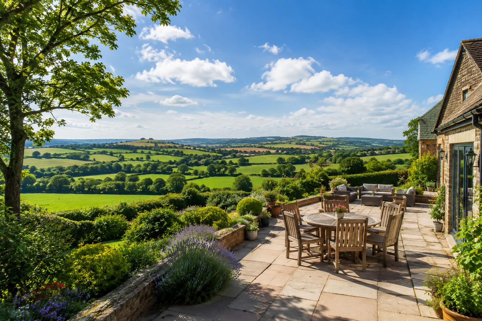 Sometimes, the view is just as impressive as the property itself… 🌿🏡